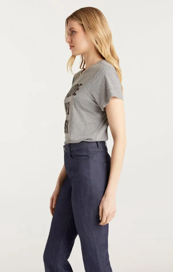 Women J039adore New York Tee Heathergreyblack Cinq Sept Tees
