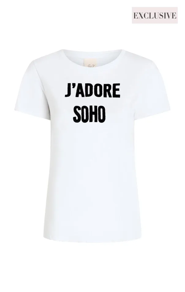 Women J039adore Soho Tee Whiteblack Cinq Sept Tees