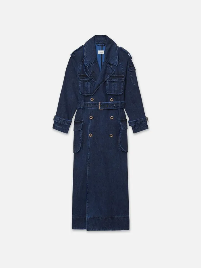 Women Jackets and Coats FRAME Cargo Trench 8212 Drive