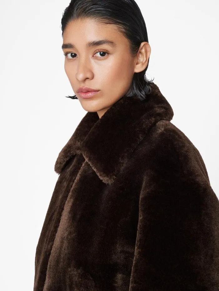Women Jackets and Coats FRAME Faux Fur Zip Up Jacket 8212 Espresso Women Jackets and Coats FRAME Faux Fur Zip Up Jacket 8212 Espresso
