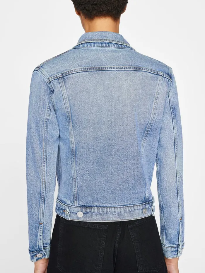Women Jackets and Coats FRAME Le Vintage Jacket 8212 Crystal Shores Women Jackets and Coats FRAME Le Vintage Jacket 8212 Crystal Shores