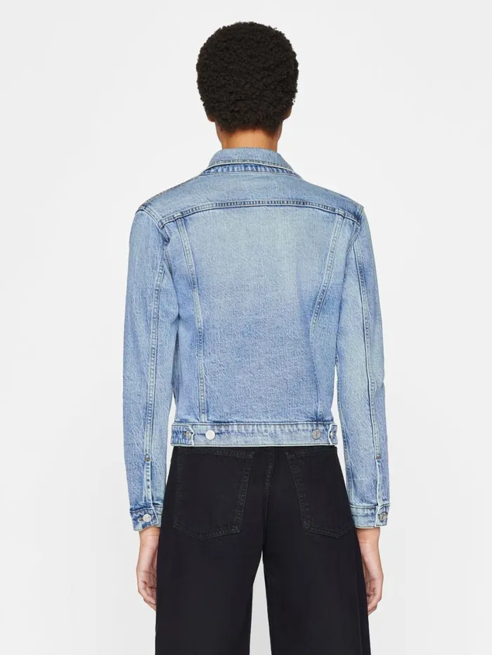 Women Jackets and Coats FRAME Le Vintage Jacket 8212 Crystal Shores Women Jackets and Coats FRAME Le Vintage Jacket 8212 Crystal Shores
