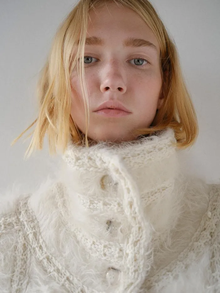 Women Jackets and Coats FRAME Lofty Crochet Coat 8212 Cream Women Jackets and Coats FRAME Lofty Crochet Coat 8212 Cream