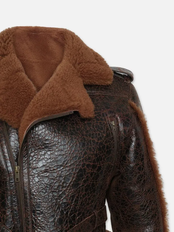 Women Jackets and Coats FRAME Shearling Strong Shoulder Moto 8212 Rust Women Jackets and Coats FRAME Shearling Strong Shoulder Moto 8212 Rust