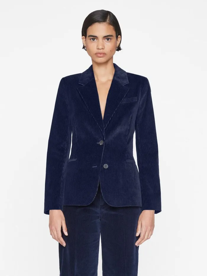 Women Jackets and Coats FRAME The Corduroy Femme Blazer 8212 Navy Women Jackets and Coats FRAME The Corduroy Femme Blazer 8212 Navy