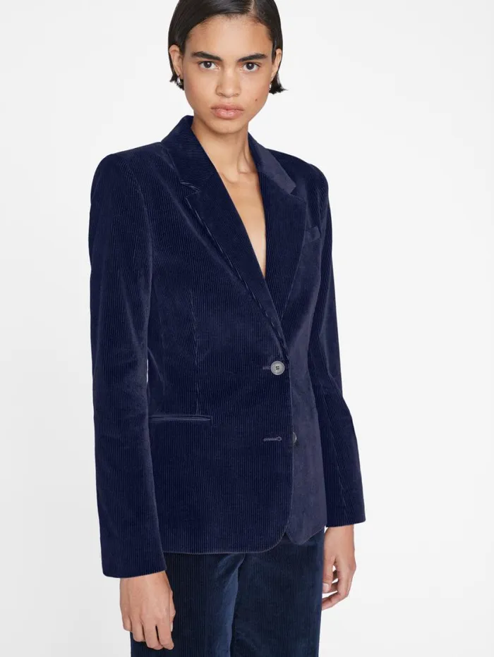 Women Jackets and Coats FRAME The Corduroy Femme Blazer 8212 Navy Women Jackets and Coats FRAME The Corduroy Femme Blazer 8212 Navy