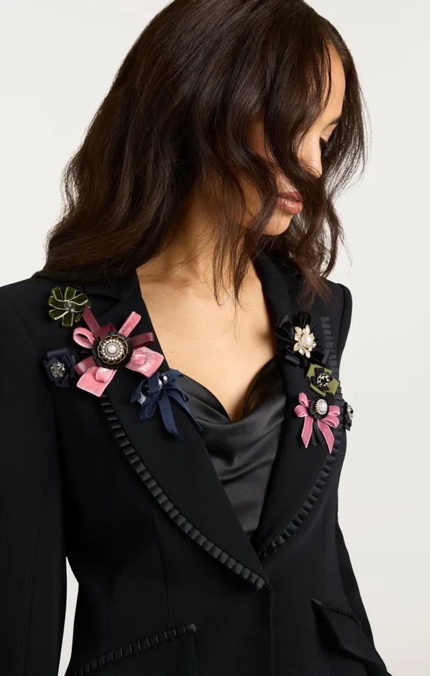 Women Jaden Blazer Blackmulti Cinq Sept Blazers