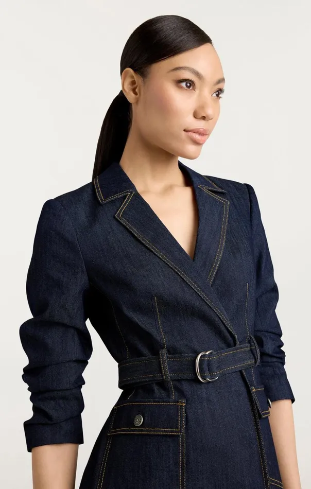 Women Jenessa Dress Indigo Cinq Sept Mini