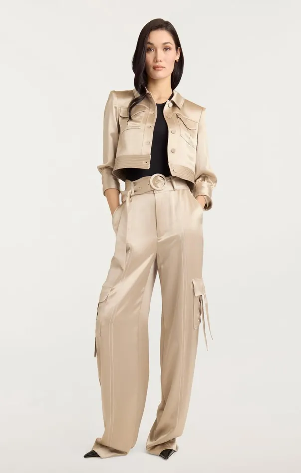 Women Jenson Jacket Khakiivory Cinq Sept Jackets