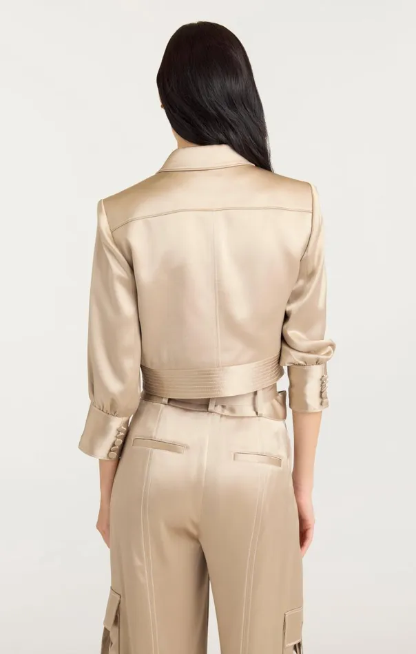 Women Jenson Jacket Khakiivory Cinq Sept Jackets