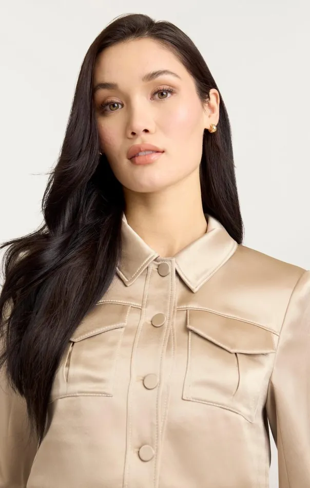 Women Jenson Jacket Khakiivory Cinq Sept Jackets