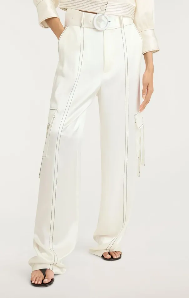 Women Jenson Pant Ivoryblack Cinq Sept Pants