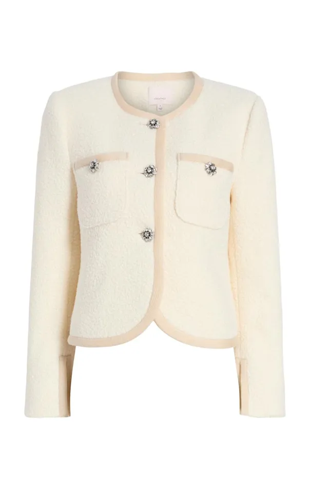 Women Junia Jacket Ivory Cinq Sept Jackets