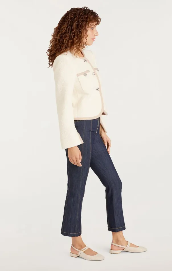 Women Junia Jacket Ivory Cinq Sept Jackets