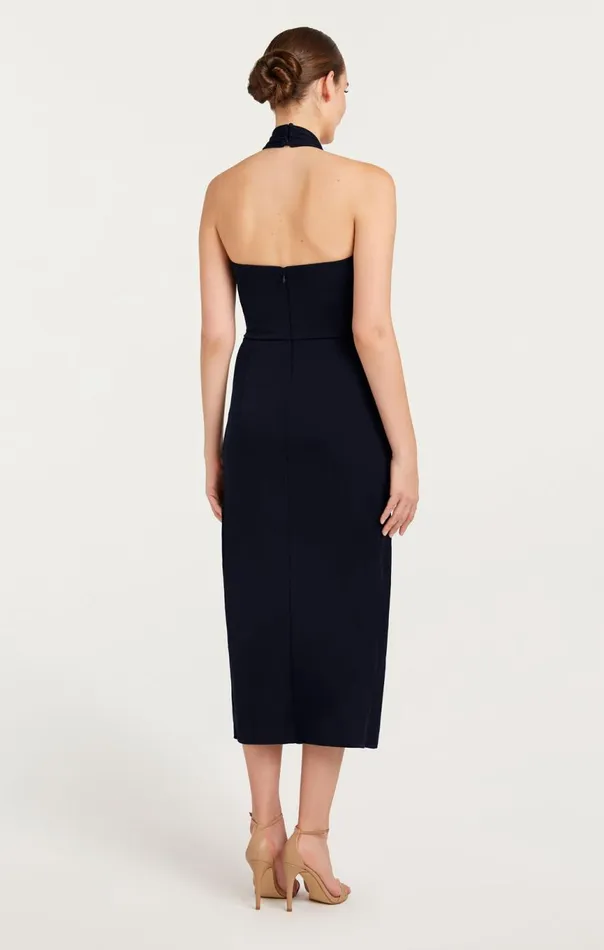 Women Kaily Dress Navy Cinq Sept Midi