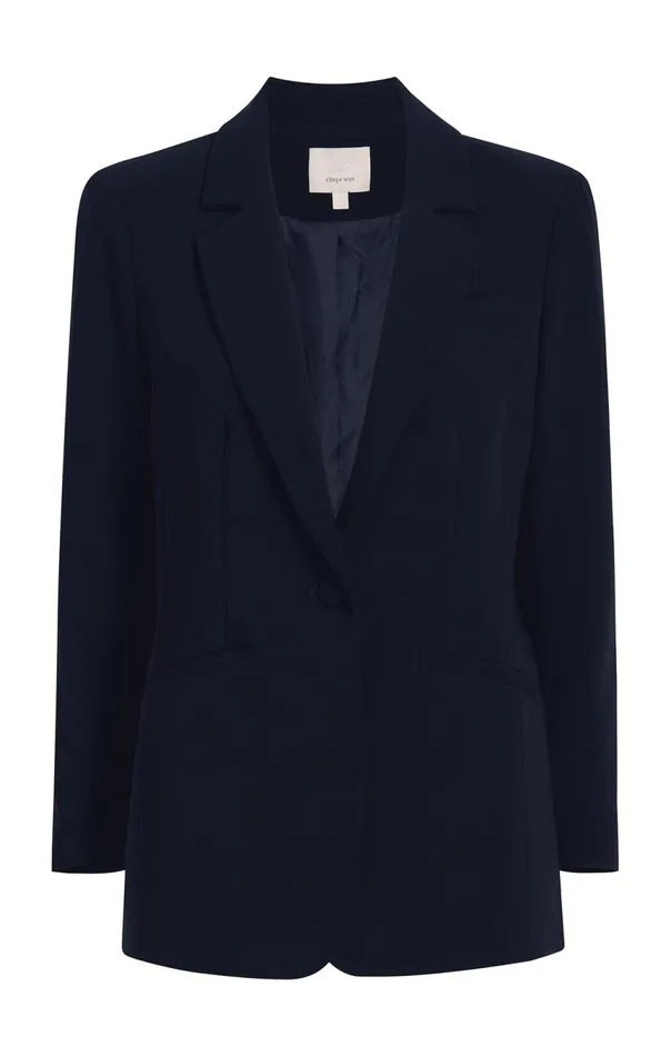 Women Karlie Blazer Navy Cinq Sept Blazers