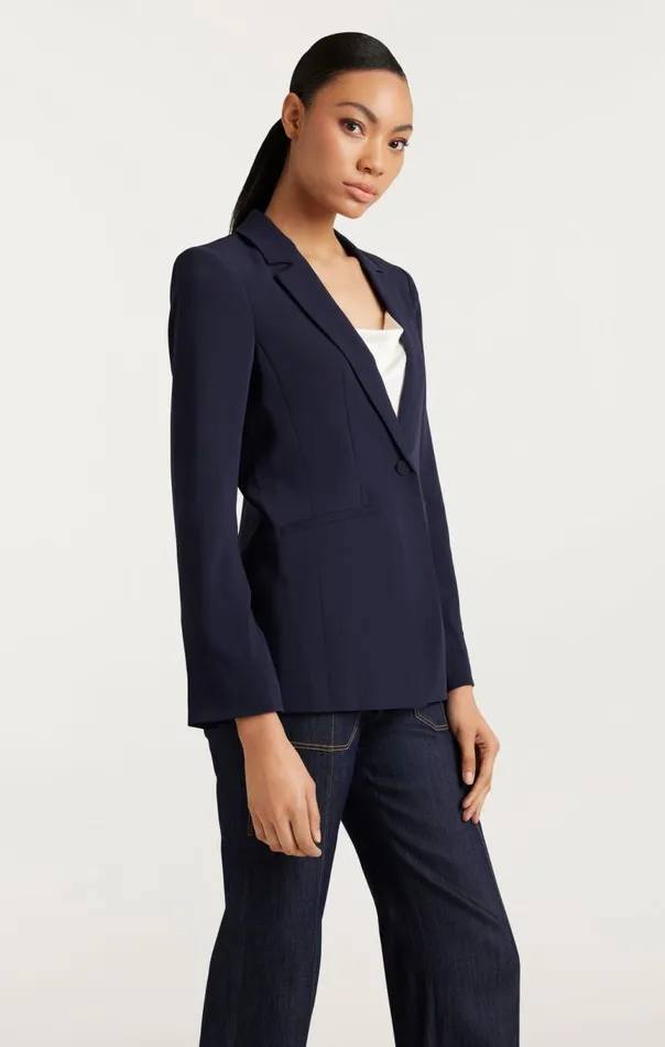 Women Karlie Blazer Navy Cinq Sept Blazers