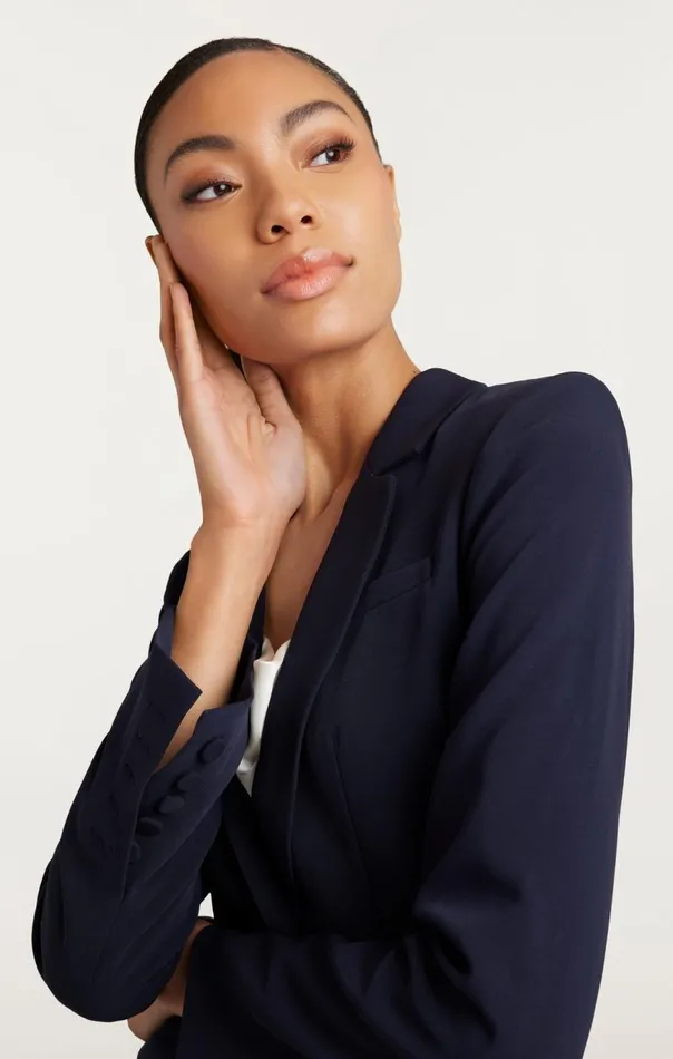 Women Karlie Blazer Navy Cinq Sept Blazers