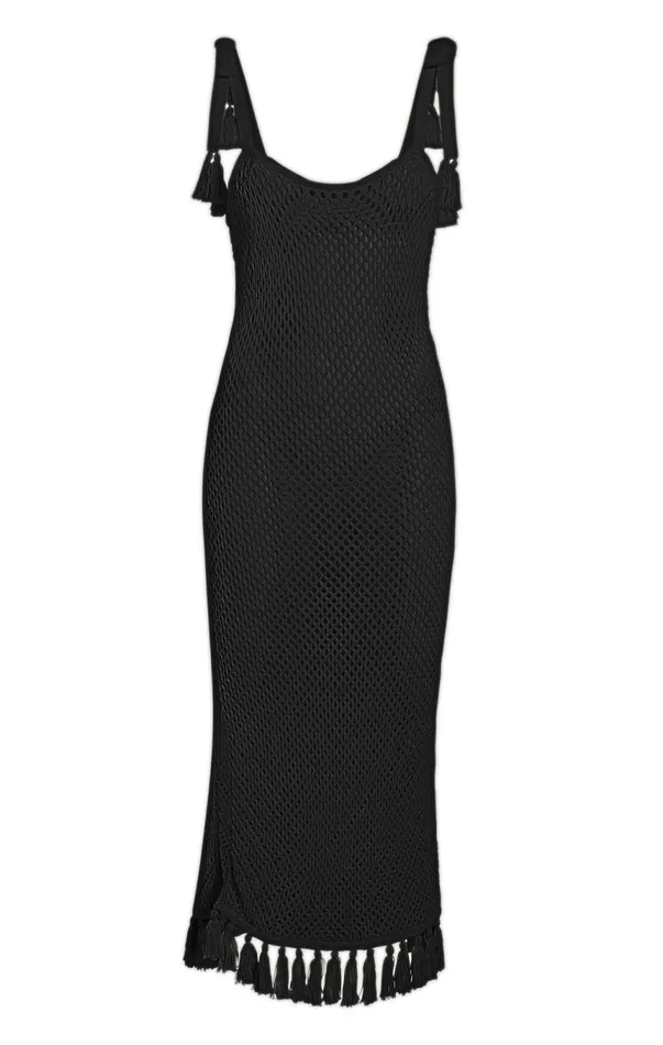 Women Kerry Dress Black Cinq Sept Coverups