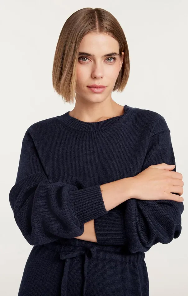Women Kiana Dress Navy Cinq Sept Sweaters and Knits