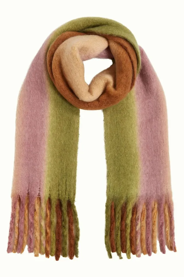 Women King Louie Cat Scarf Woodbine Green 8211 Cat