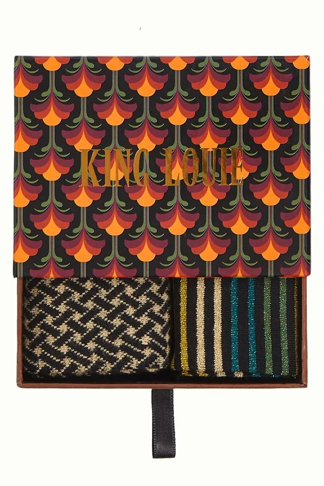 Women King Louie Gift Box Socks Mayfield Pebble 8211 Mayfield Socks