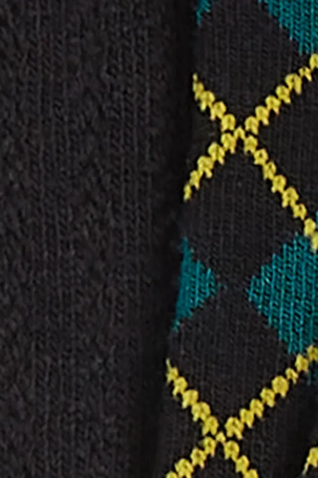 Women King Louie Socks 2Pack Argyle Black 8211 Argyle Socks