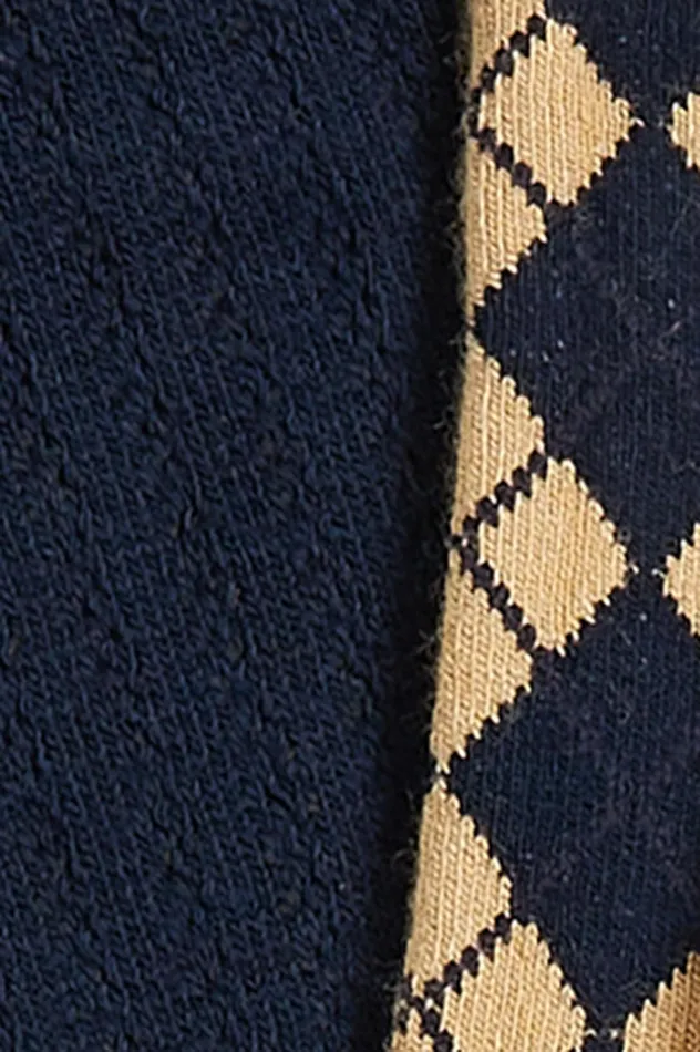 Women King Louie Socks 2Pack Argyle Evening Blue 8211 Argyle Socks