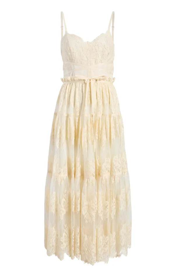 Women Lana Dress Gardenia Cinq Sept Midi