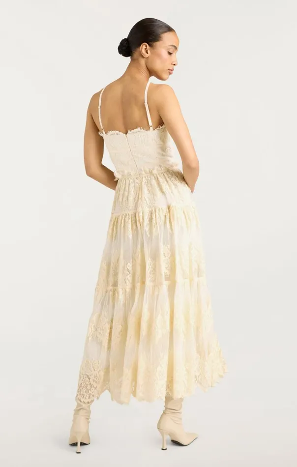 Women Lana Dress Gardenia Cinq Sept Midi