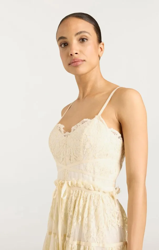 Women Lana Dress Gardenia Cinq Sept Midi