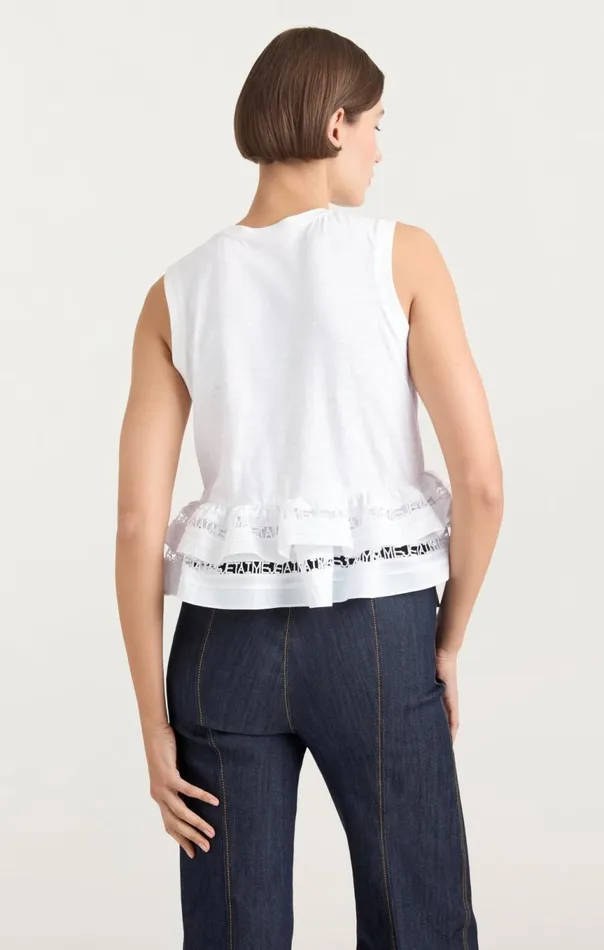 Women Landri Top White Cinq Sept Tank Tops and Camisoles