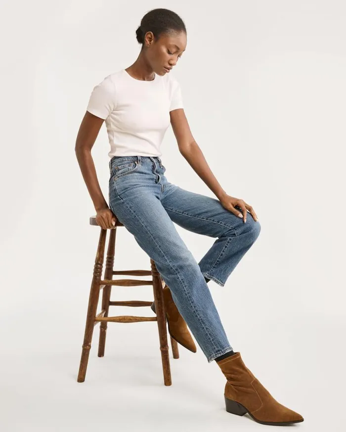 Women LEVI039S RIBCAGE STRAIGHT ANKLE JEANS Valley View Pendleton Pants and Shorts