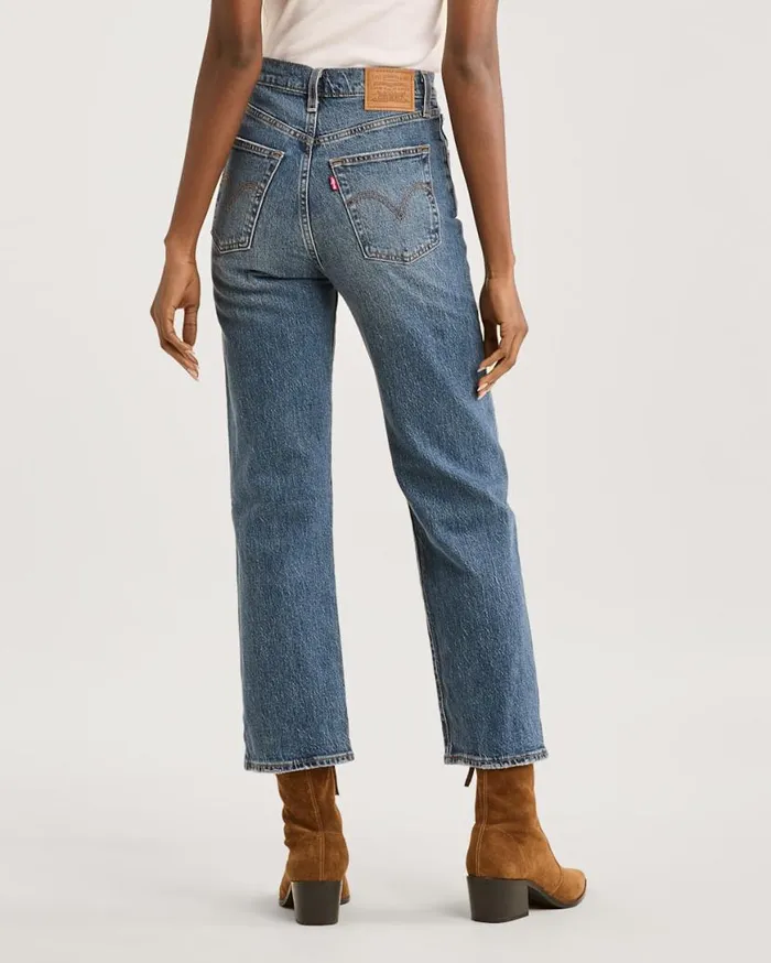Women LEVI039S RIBCAGE STRAIGHT ANKLE JEANS Valley View Pendleton Pants and Shorts