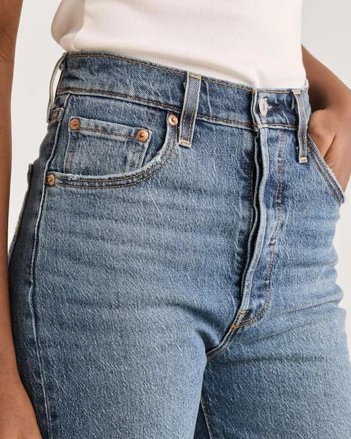 Women LEVI039S RIBCAGE STRAIGHT ANKLE JEANS Valley View Pendleton Pants and Shorts