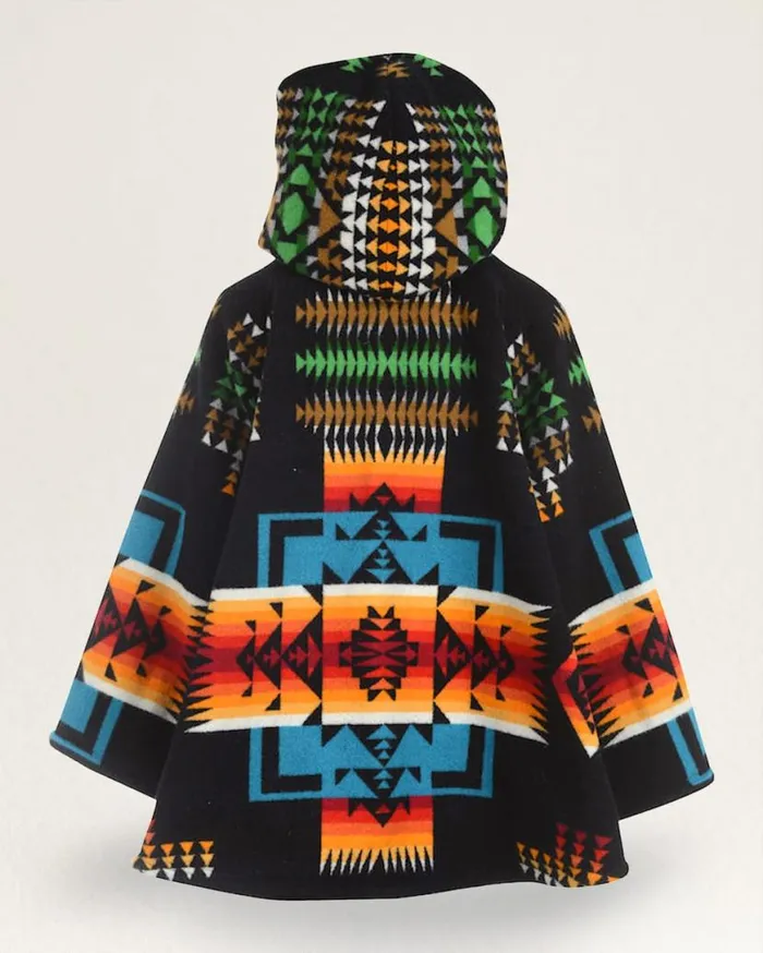 Women LINDSEY THORNBURG X PENDLETON BLANKET CLOAK Black Chief Joseph Pendleton Jackets and Coats