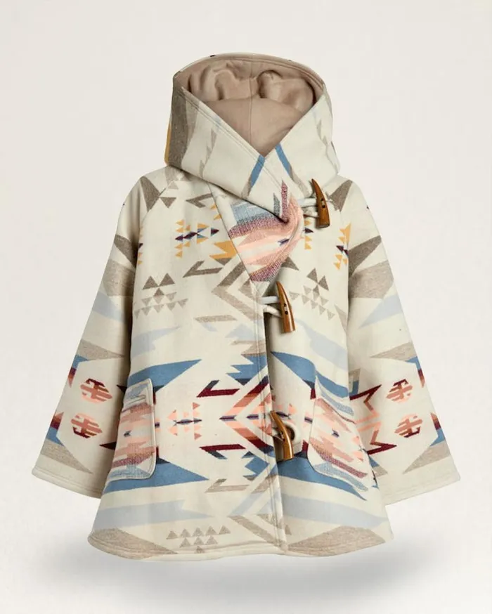 Women LINDSEY THORNBURG X PENDLETON BLANKET CLOAK White Sands Pendleton Jackets and Coats Women LINDSEY THORNBURG X PENDLETON BLANKET CLOAK White Sands Pendleton Jackets and Coats