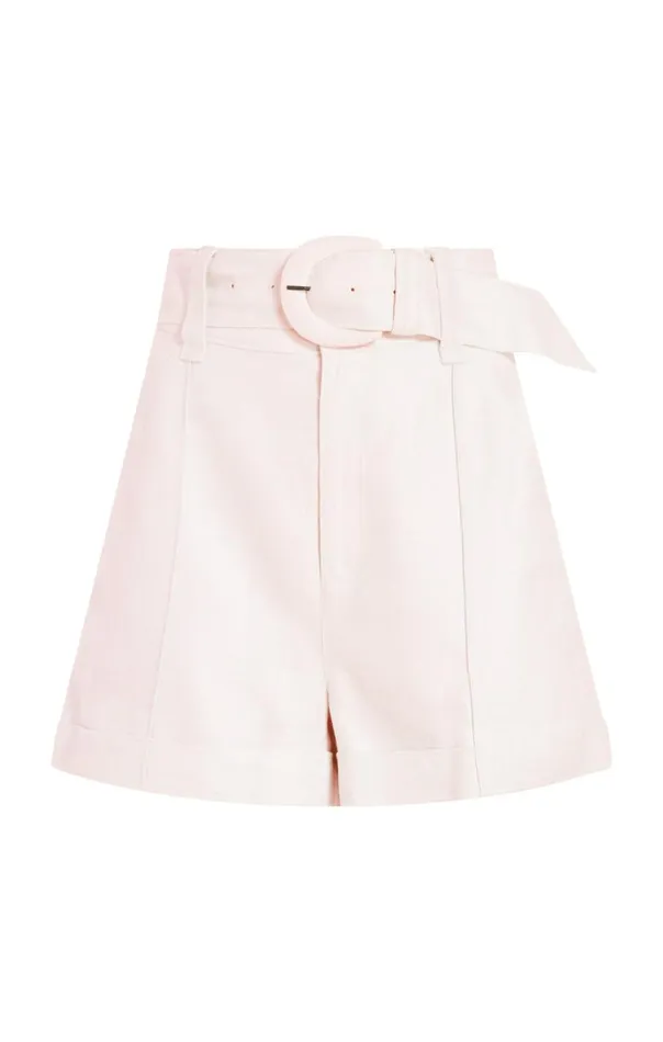 Women Linen Aldi Short Icypink Cinq Sept Shorts