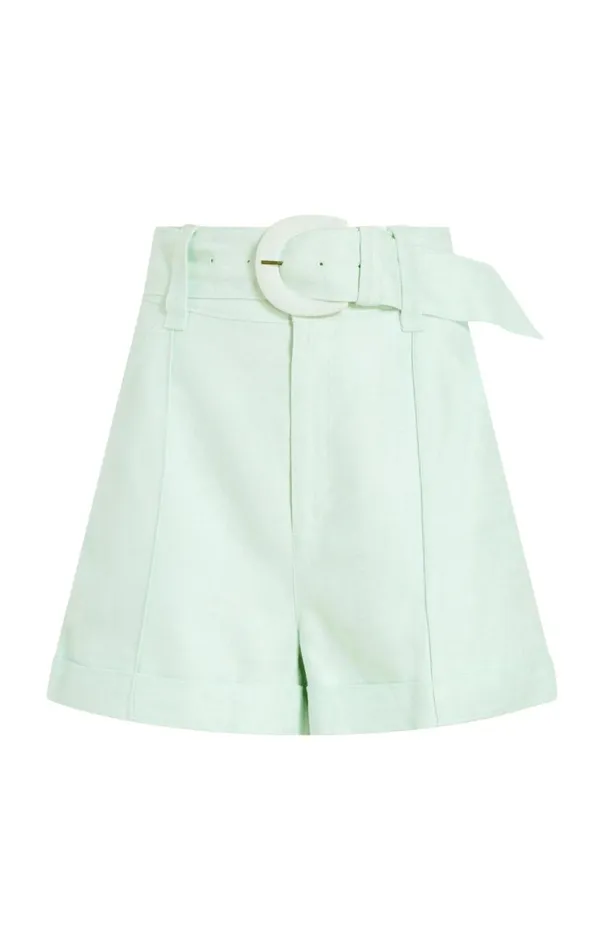 Women Linen Aldi Short Mintydelight Cinq Sept Shorts