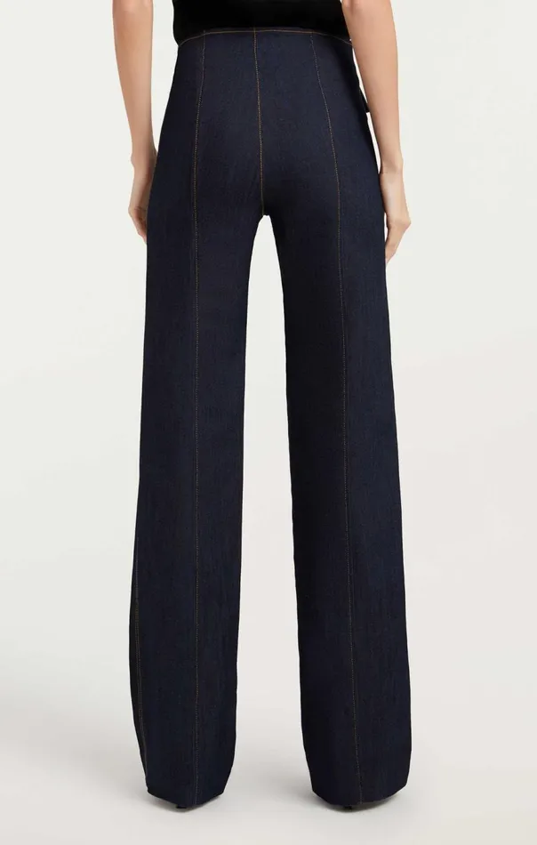 Women Long Azure Pant Indigo Cinq Sept Pants