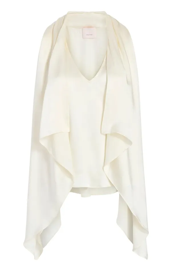 Women Louella Top Ivory Cinq Sept Tank Tops and Camisoles