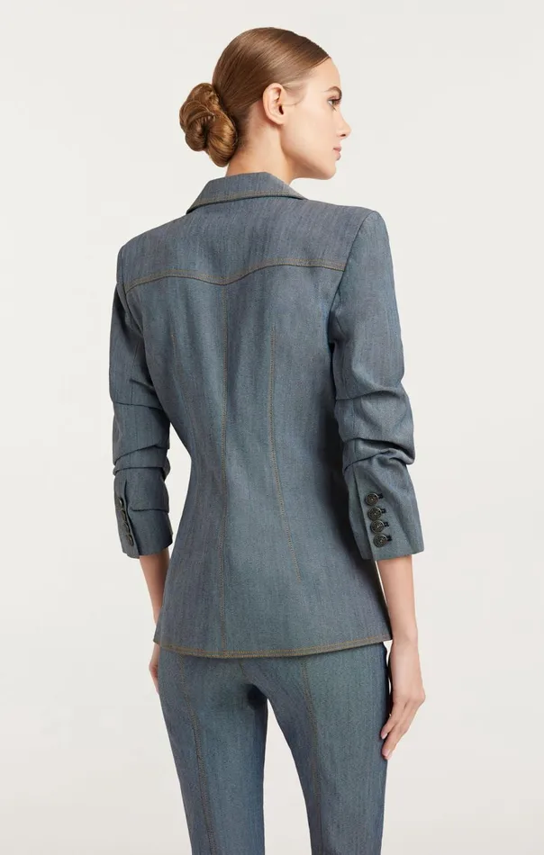 Women Louisa Blazer Lightindigo Cinq Sept Blazers