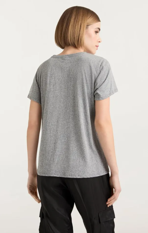Women Love NYC Tee Heathergreywhite Cinq Sept Tees