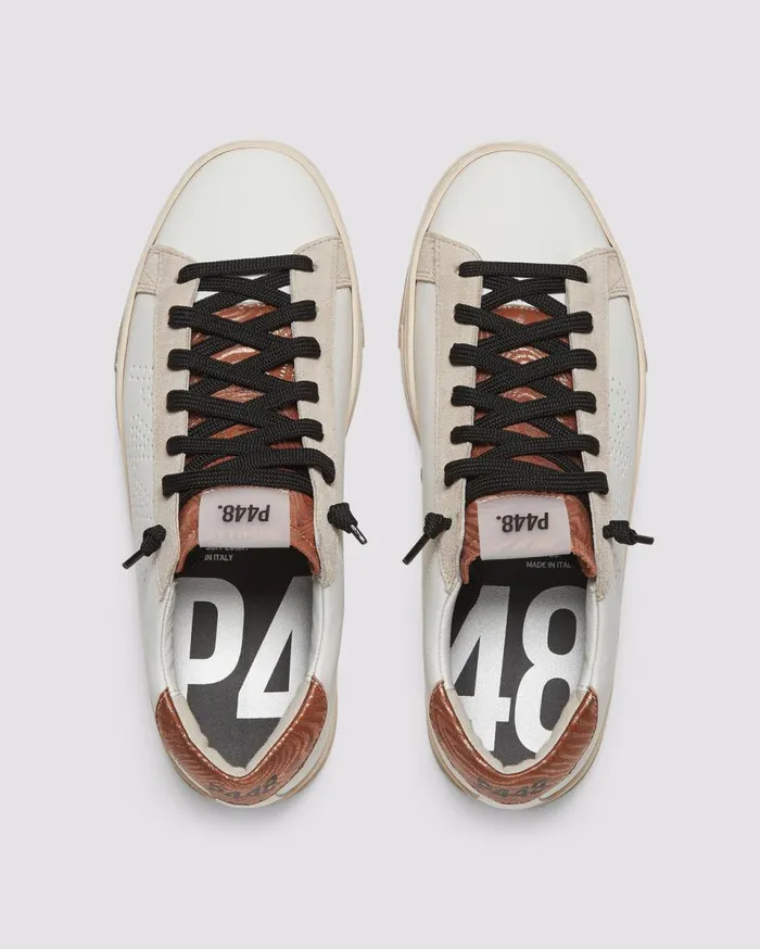 Women Low Tops P448 Jack Copper Zebby
