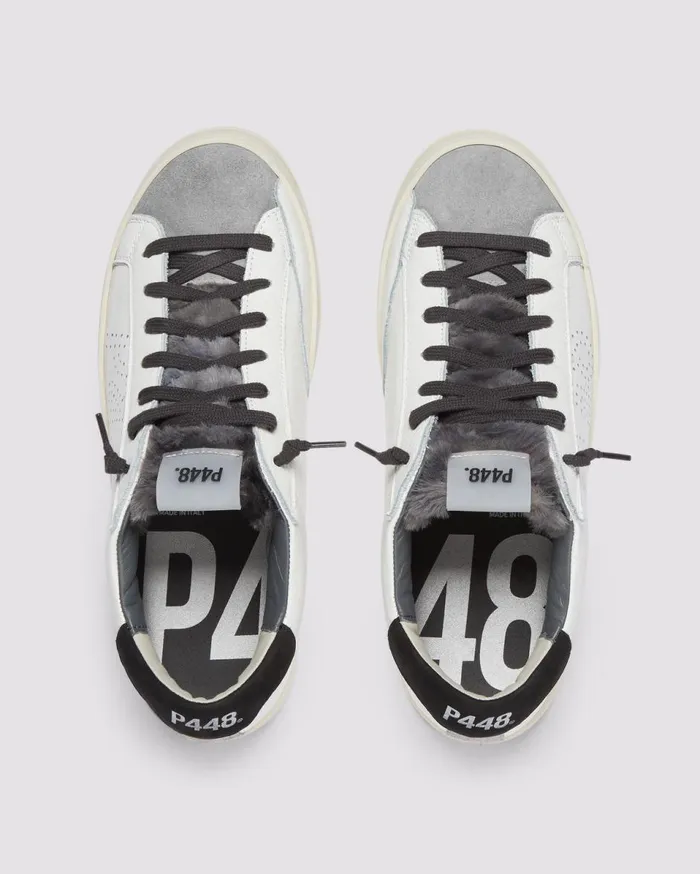 Women Low Tops P448 John Charcoal