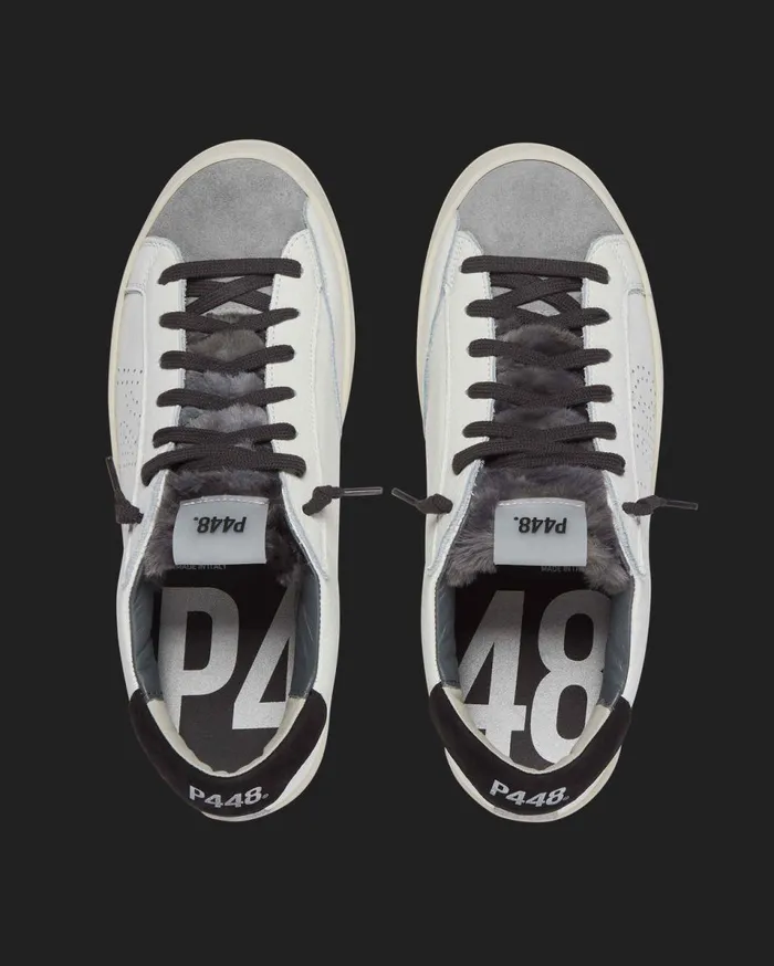 Women Low Tops P448 John Charcoal Women Low Tops P448 John Charcoal