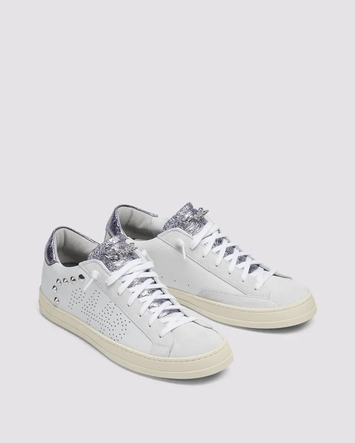 Women Low Tops P448 John LilacStud Women Low Tops P448 John LilacStud