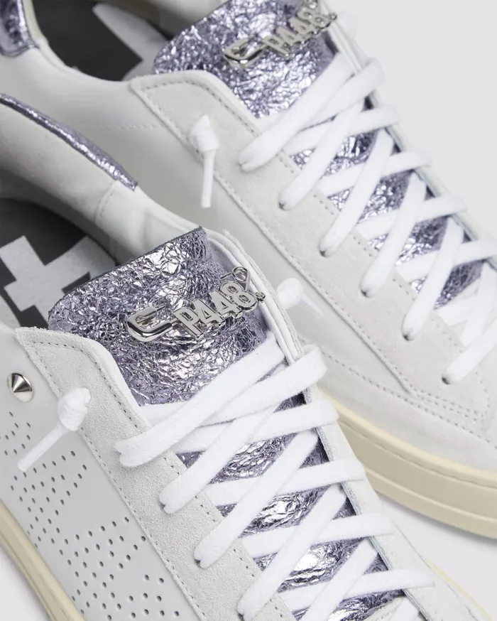 Women Low Tops P448 John LilacStud Women Low Tops P448 John LilacStud