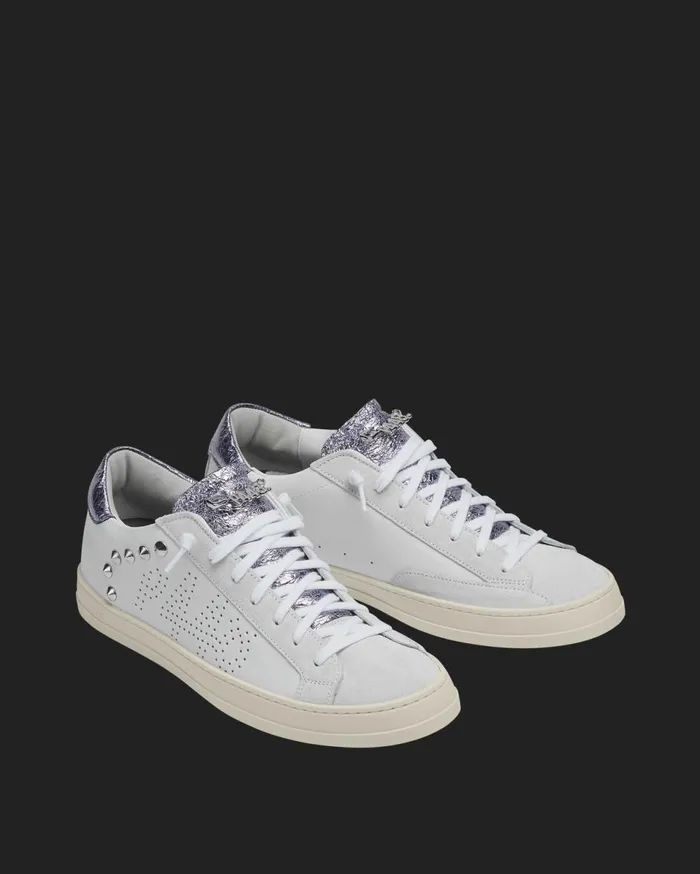 Women Low Tops P448 John LilacStud Women Low Tops P448 John LilacStud