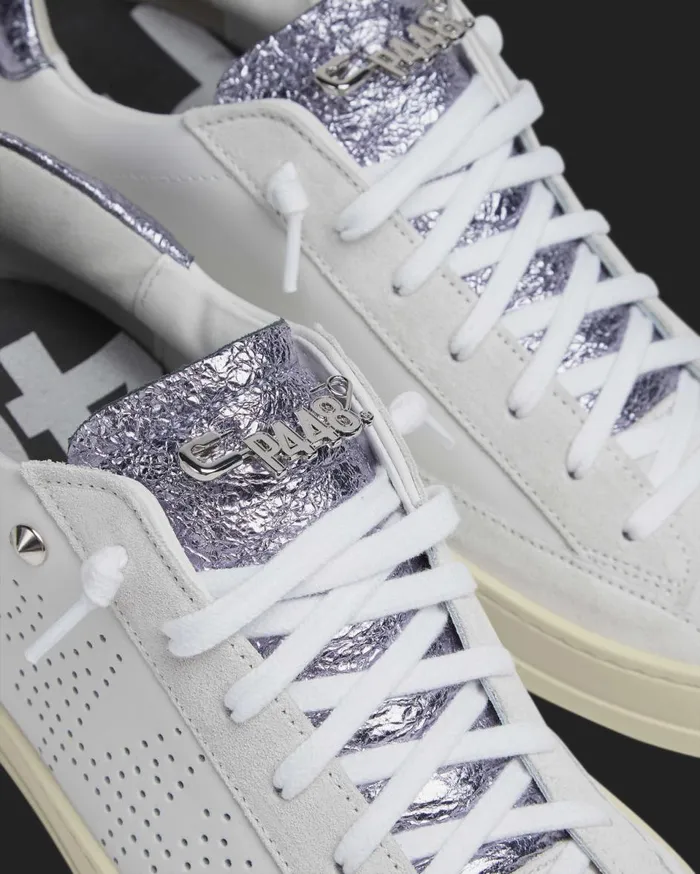Women Low Tops P448 John LilacStud Women Low Tops P448 John LilacStud